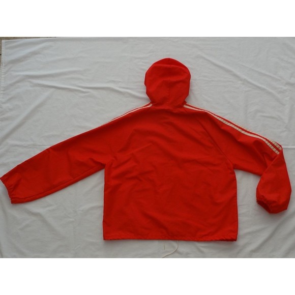 Walt Disney Productions Hooded Jacket L MIckey Mouse Windbreaker Racing Stripes - Picture 9 of 9